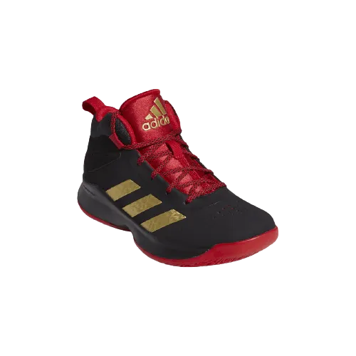 Adidas Cross Em Up 5 Kids-Unisex Basketball Shoes Black/Gold