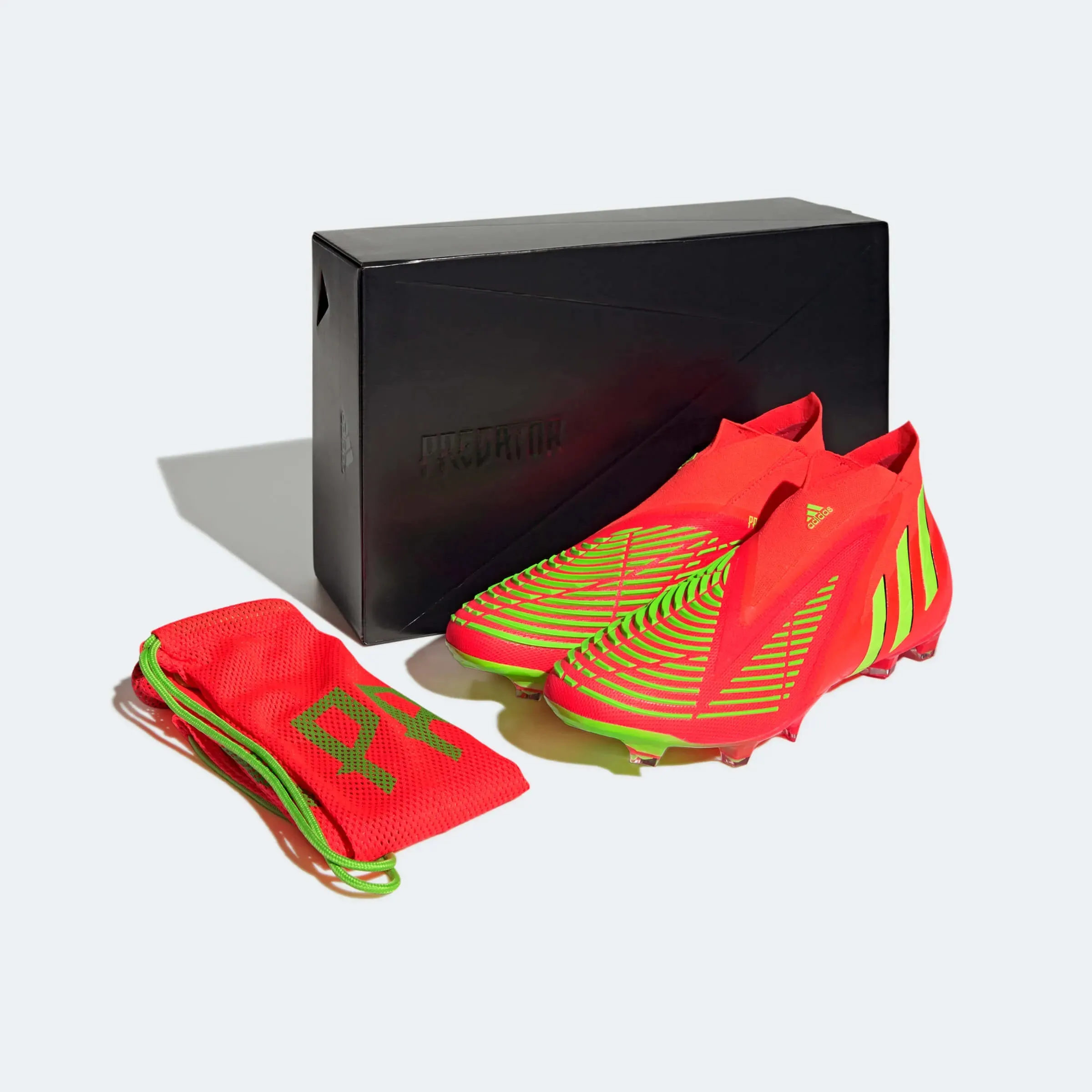 adidas Predator Edge   FG - Solar Red-Solar Green