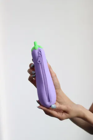 Eggplant Pencil Case
