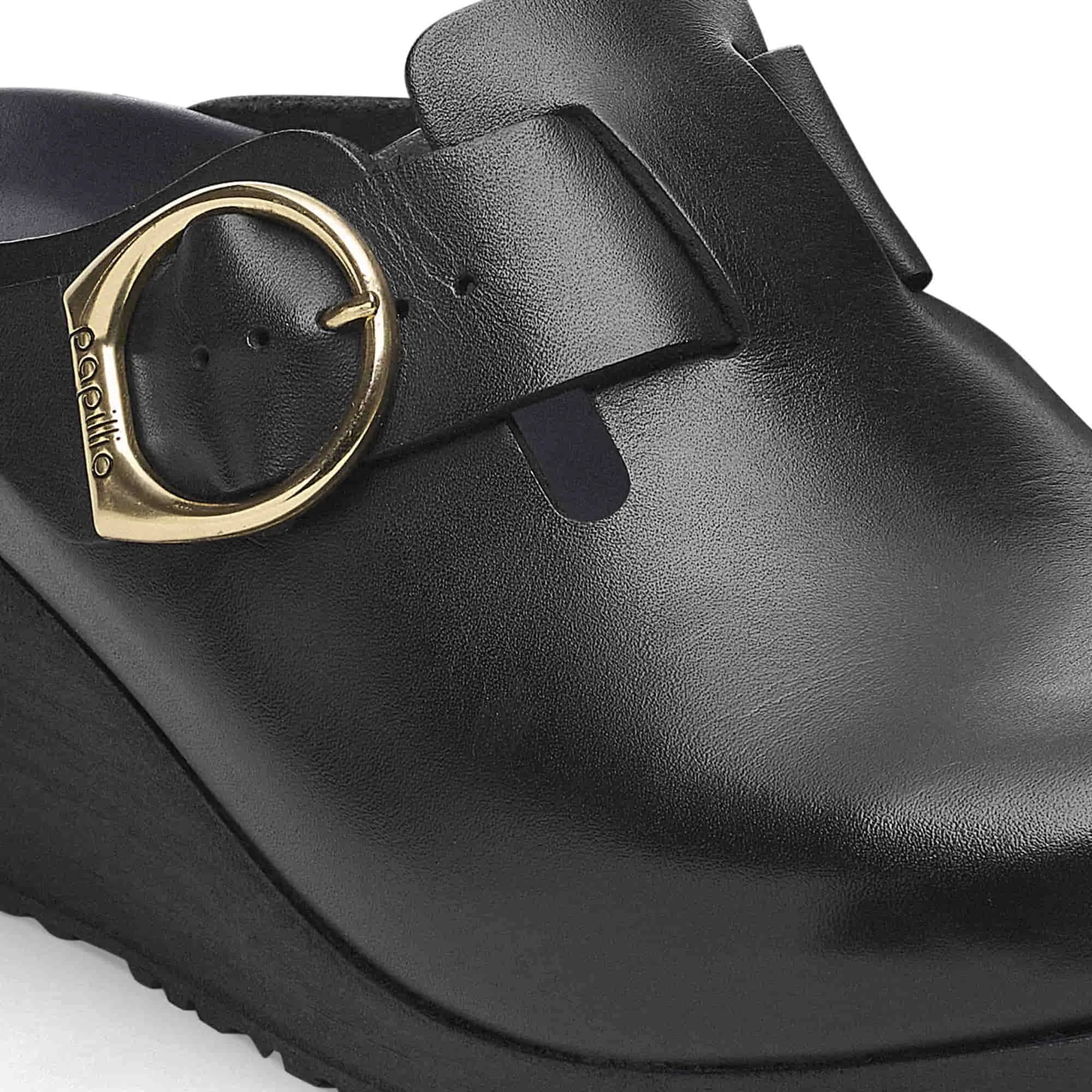 Fanny Ring-Buckle Natural Leather