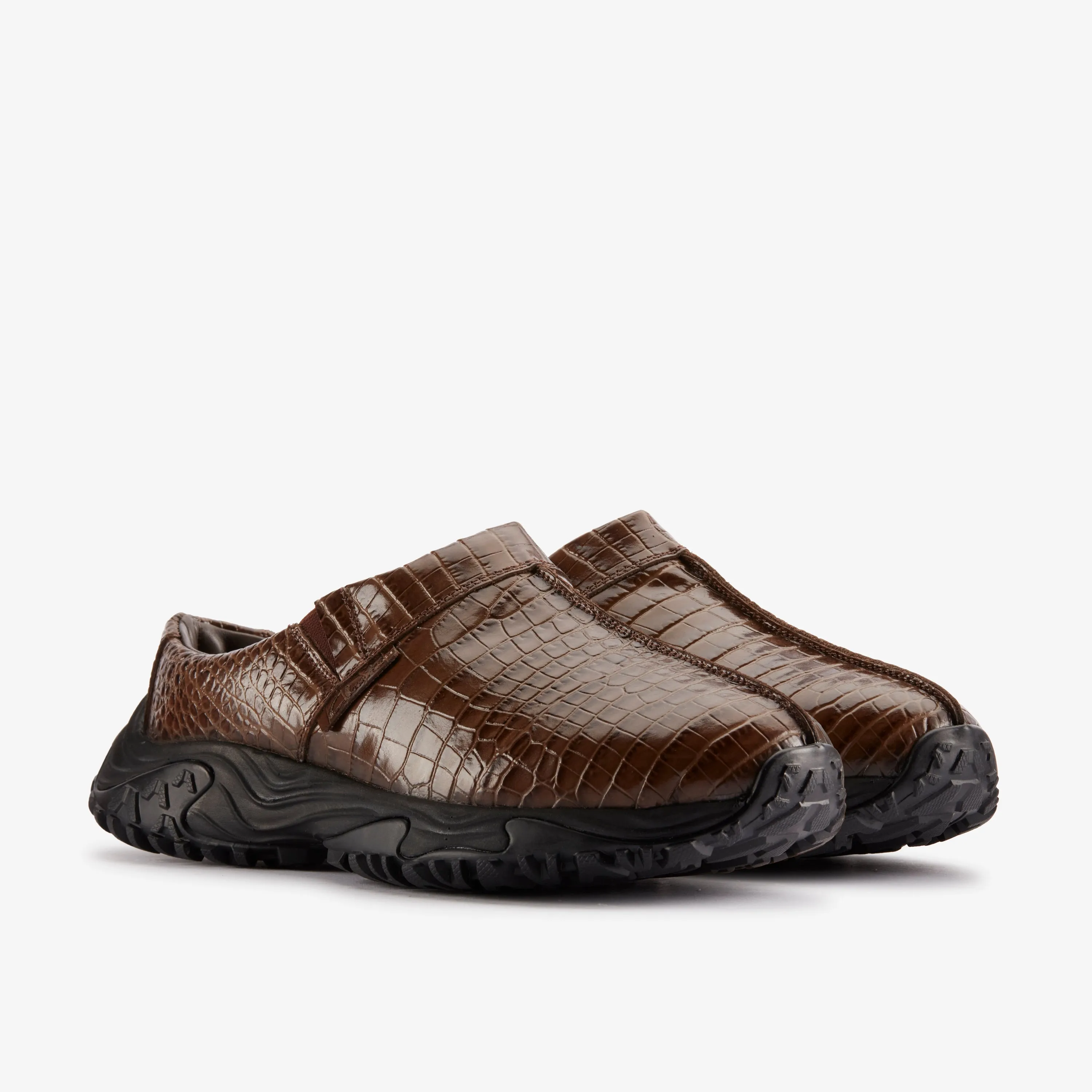 MARTINE ROSE FOR CLARKS WOMENS CLOG in BROWN