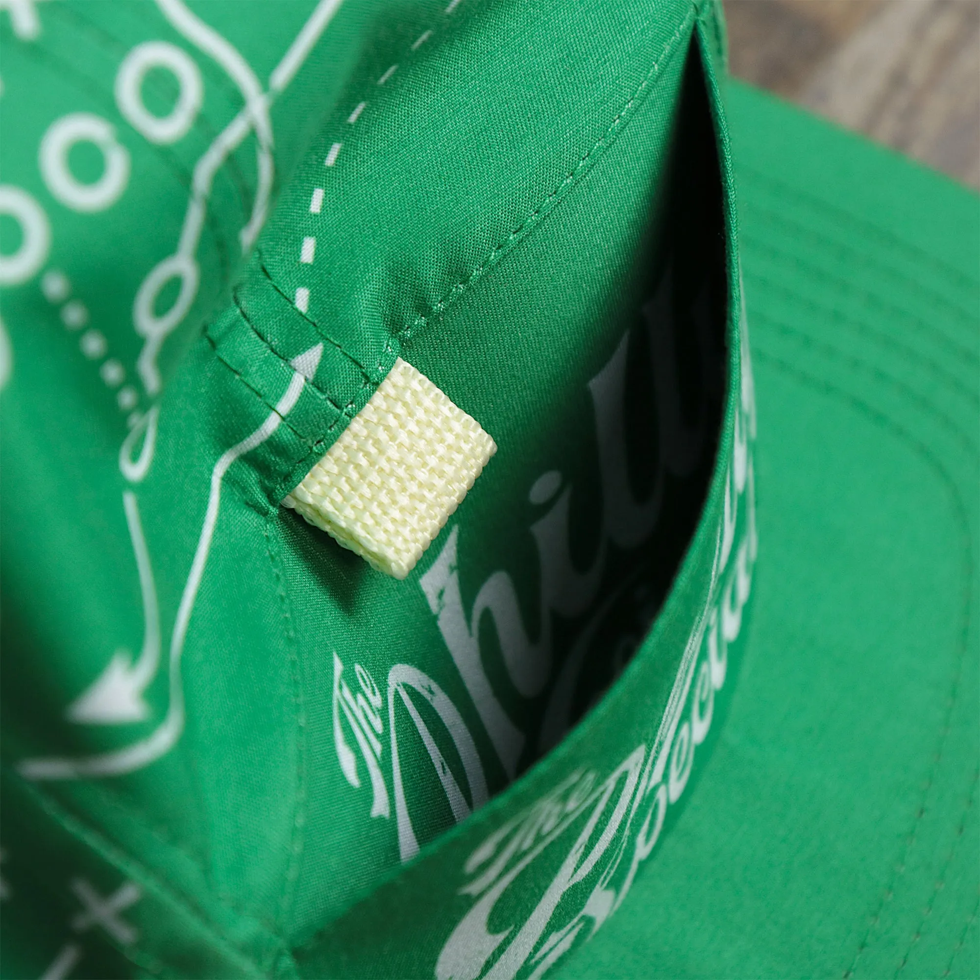 Philly Special Championship Game All Over Print Five Panel Strapback Hat | Green Strapback