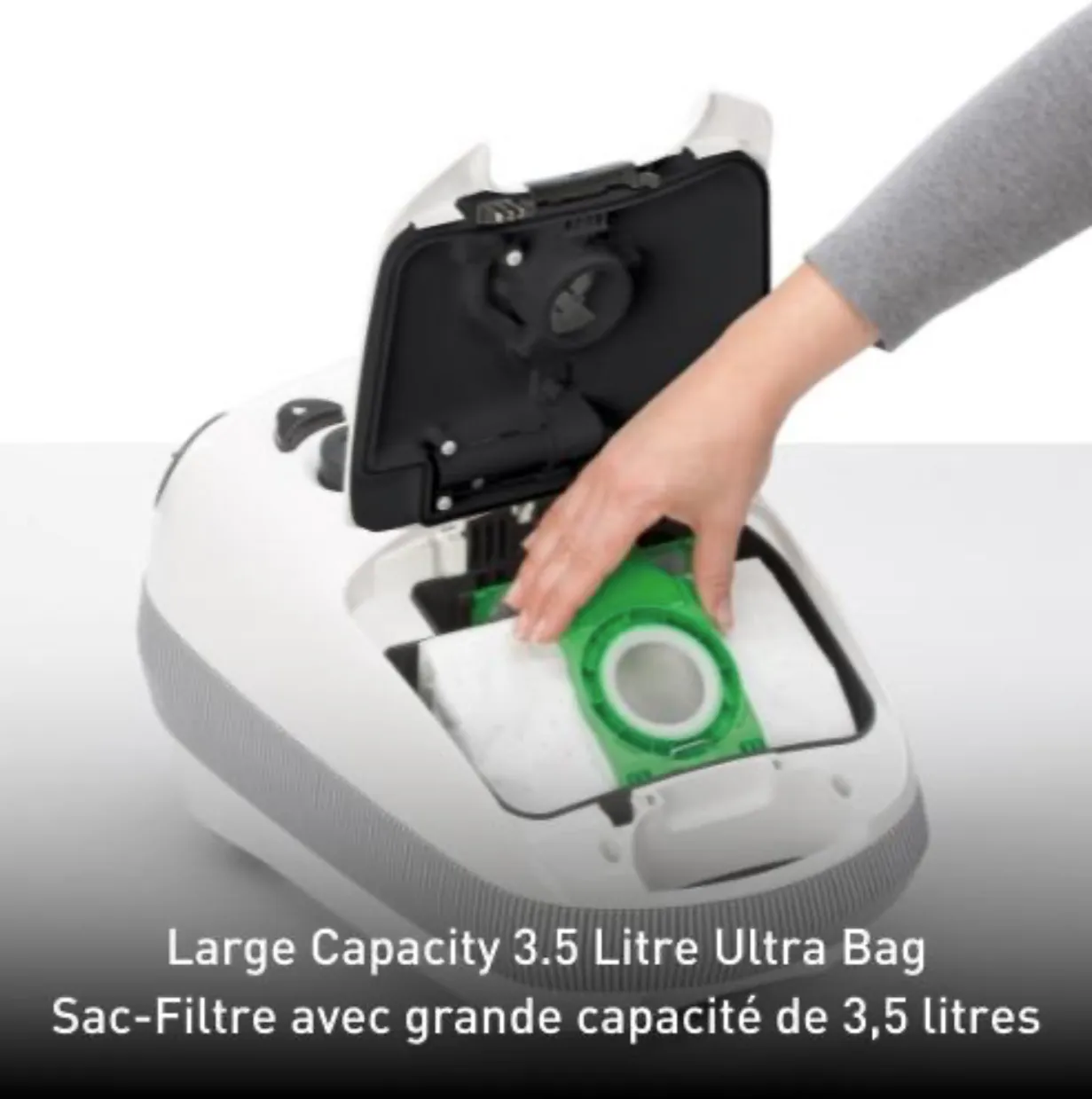 SEBO Airbelt E3 Premium Canister Vacuum in White