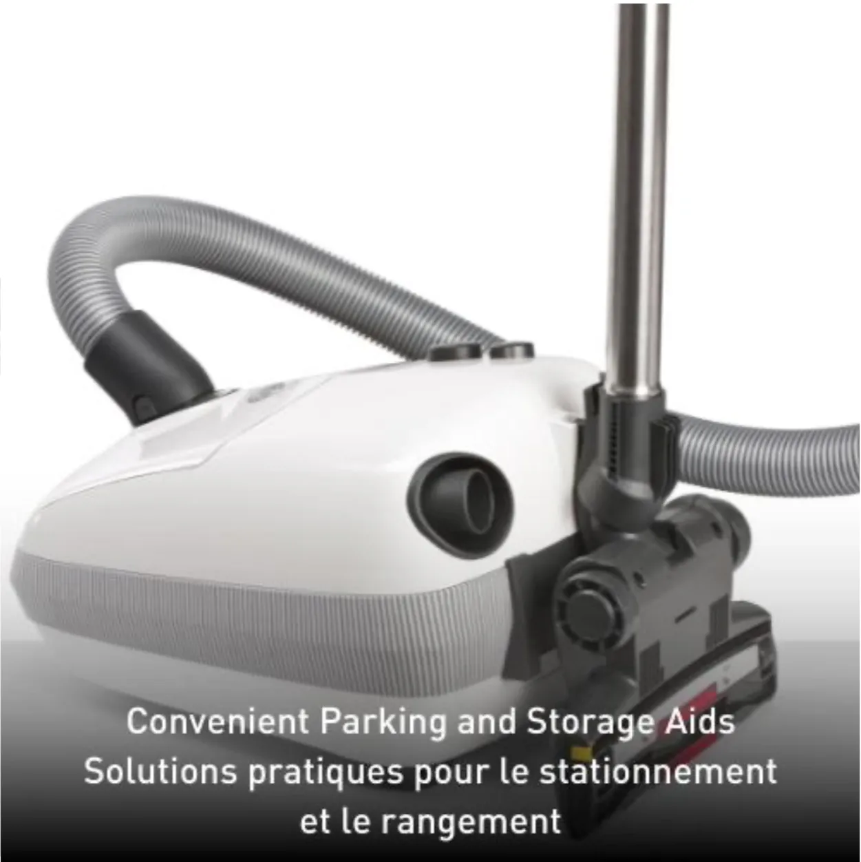 SEBO Airbelt E3 Premium Canister Vacuum in White