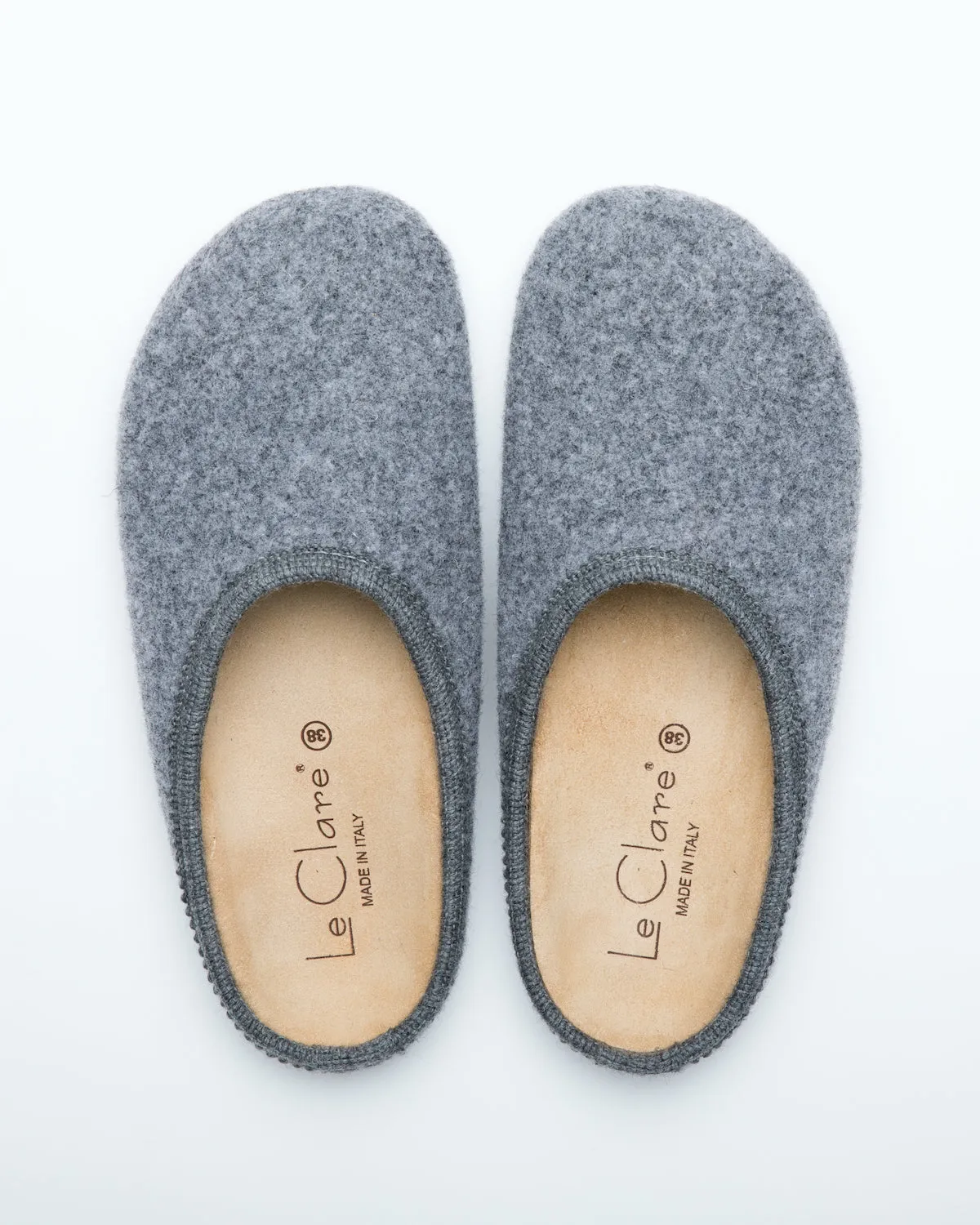 Women's Nebraska Wool Clogs Medium Grey